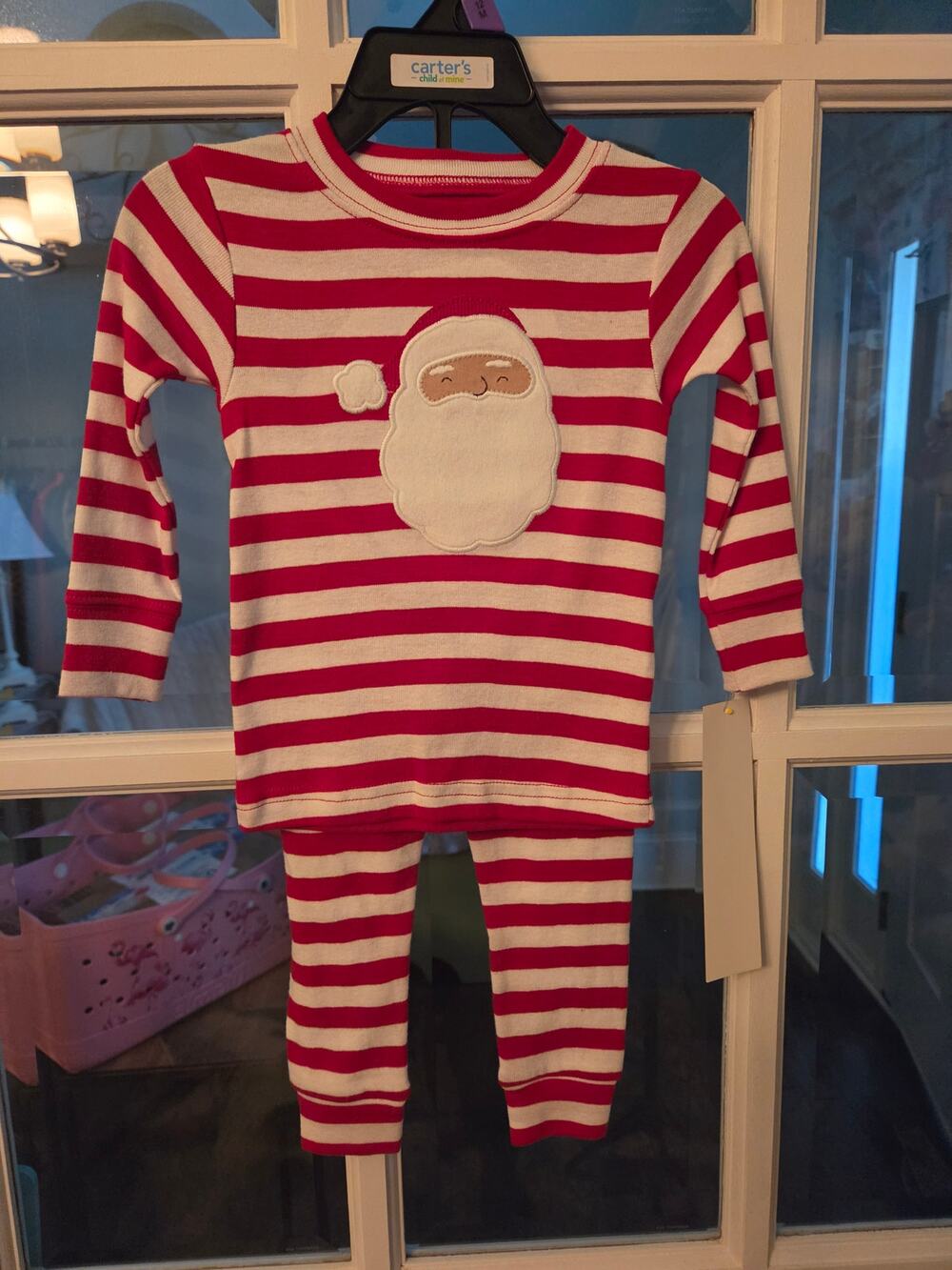 Carter's Child of Mine 2 piece Holiday Santa Set
